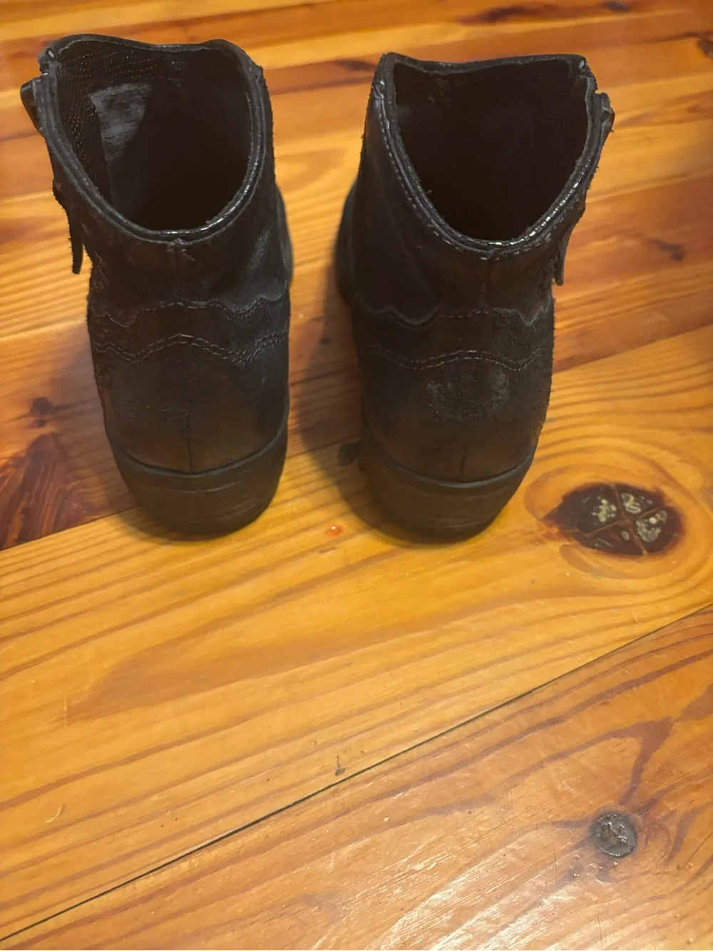 Black Suede Ankle Boots